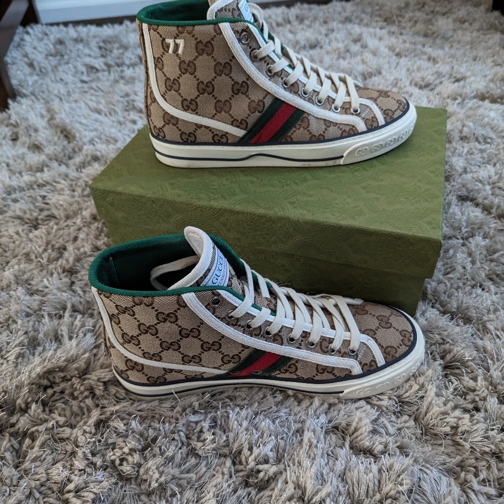 Gucci canvas high top